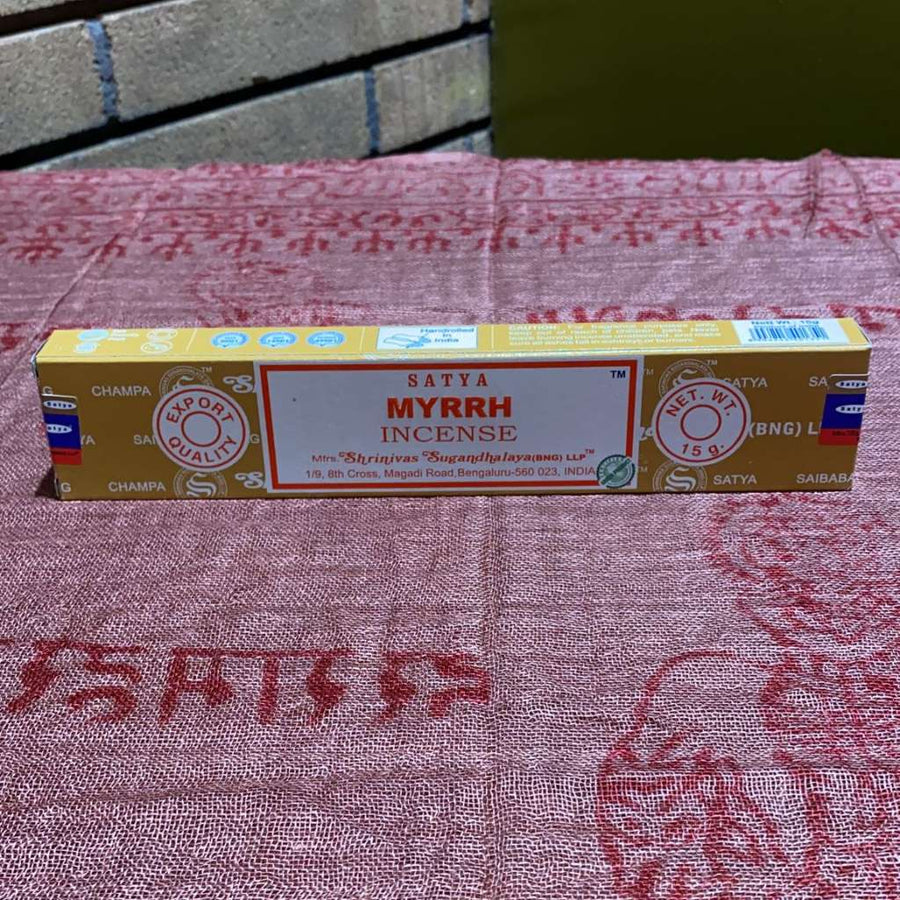 Satya Myrrh Stick Incense - 15 Gram Pack