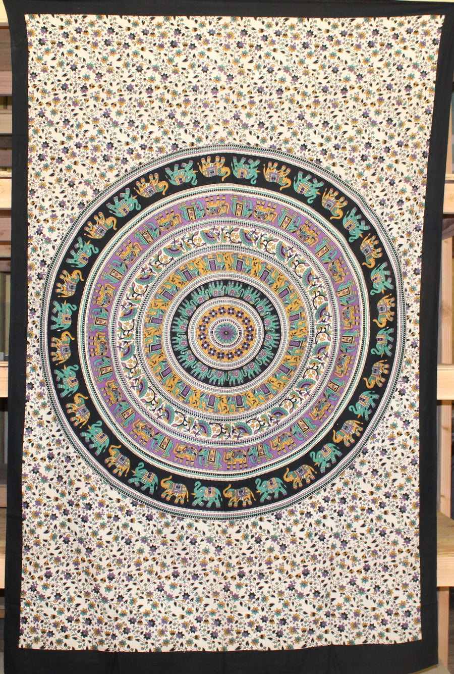 black Mandala Tapestry