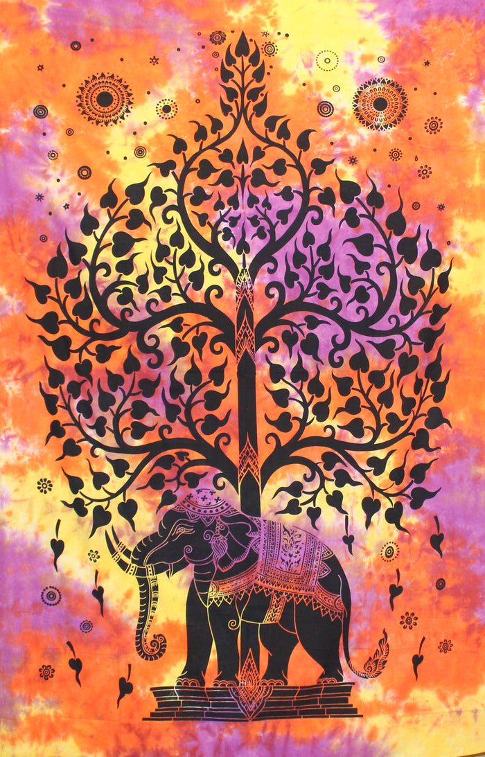 Elephant Tree Tapestry