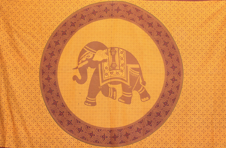 buy orange Elephant Tapestry in Eugene, OR