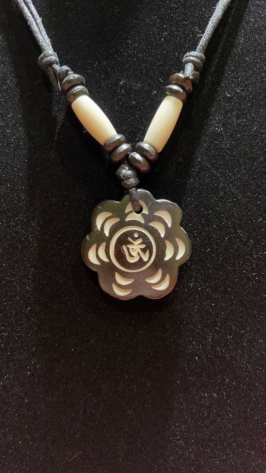 tibetan om pendant