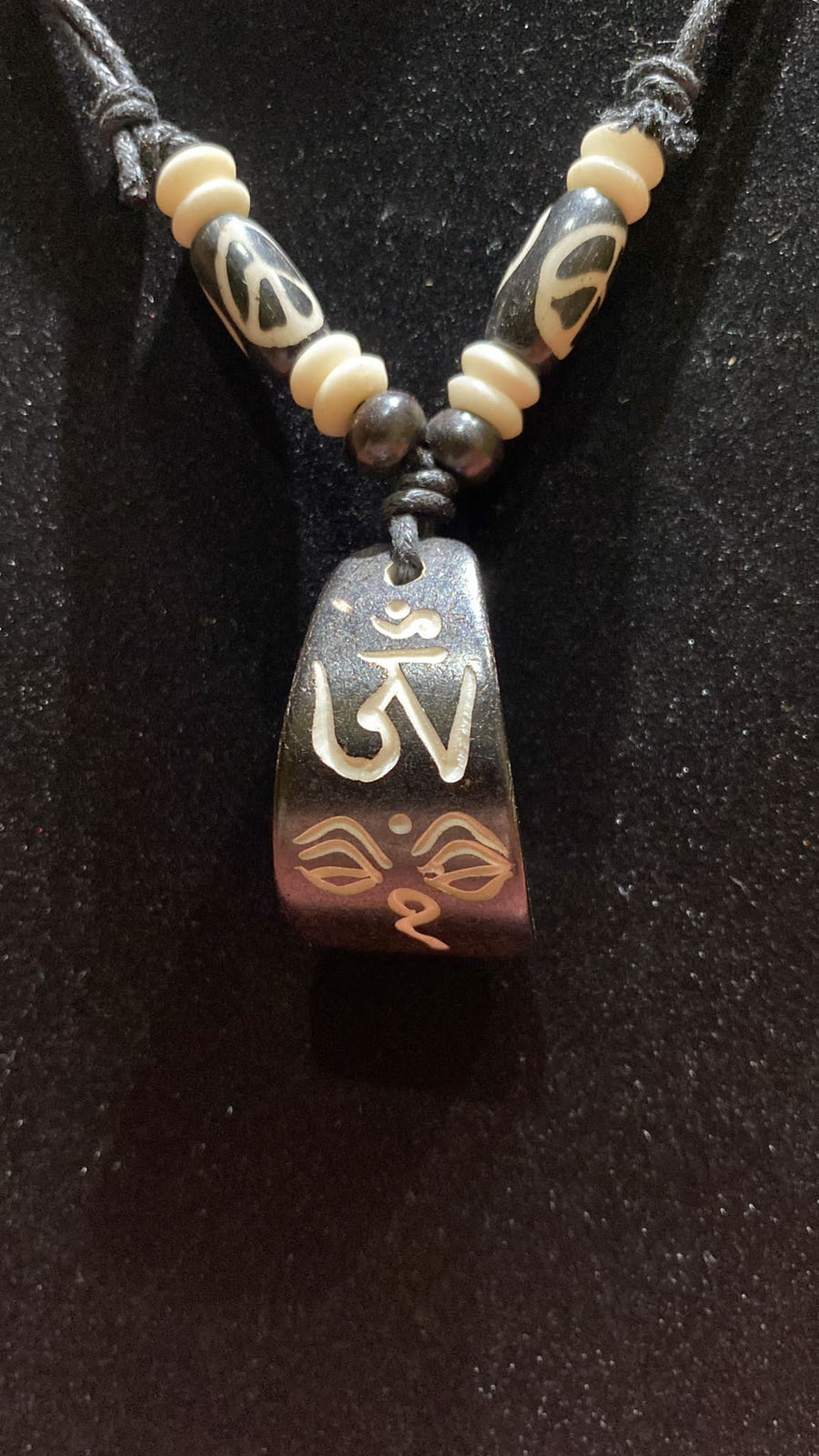 tibetan om necklace