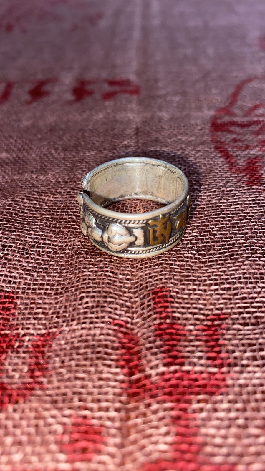Om Mani Padme Hum Ring Silver | Eugene, OR – Katmandu Trading Company