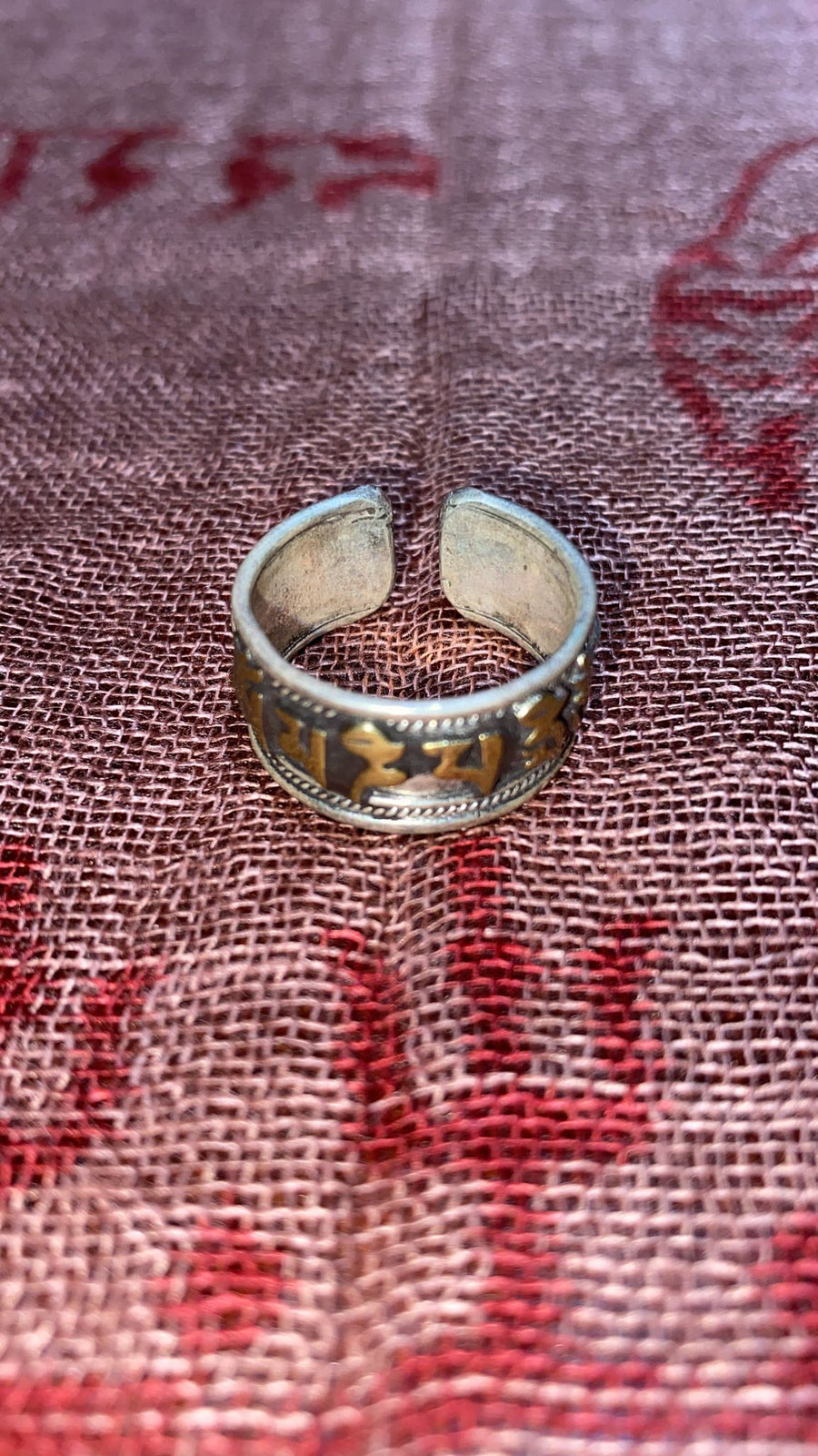 Om Mani Padme Hum Ring Silver | Eugene, OR – Katmandu Trading Company
