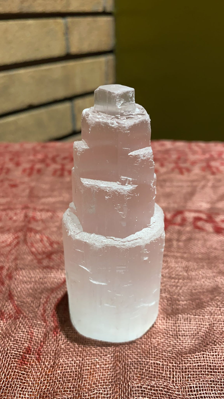 selenite crystal tower