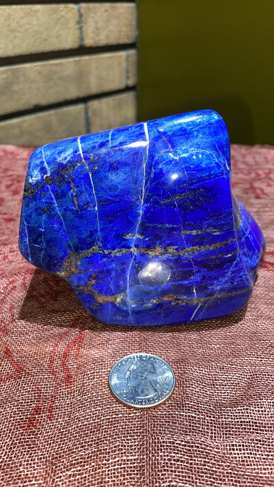 Lapis Lazuli Altar Stone