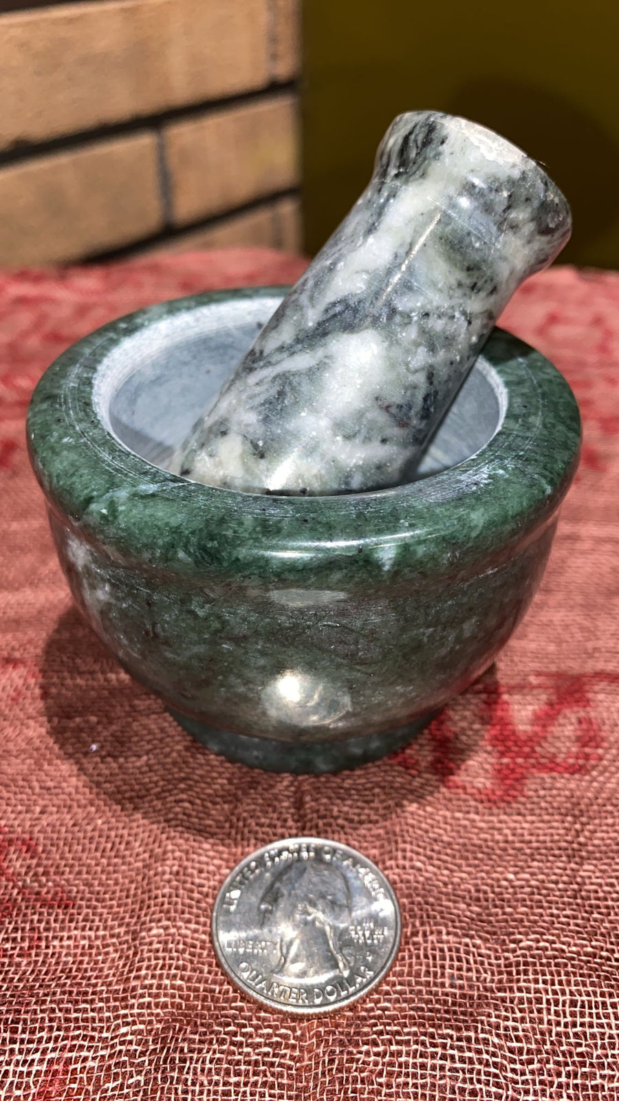 grinding bowl and pestle