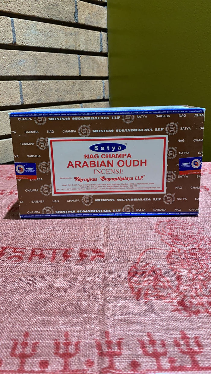 Satya Arabian Oudh Stick Incense - 15 Gram Pack