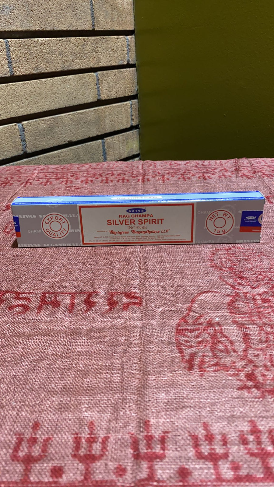 Satya Silver Spirit Stick Incense - 15 Gram Pack