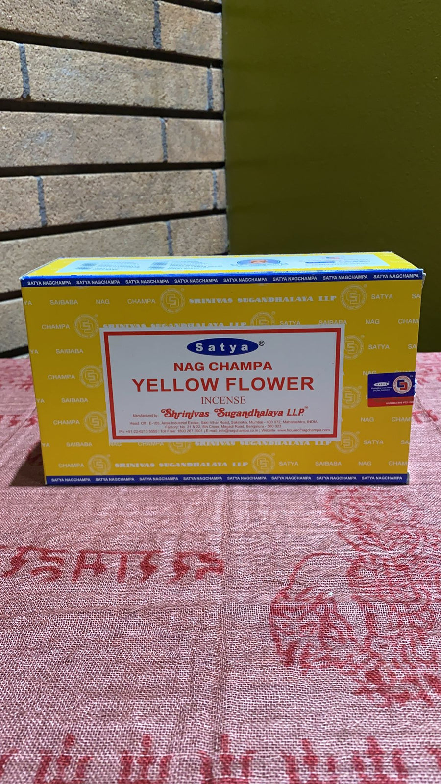 yellow flower incense