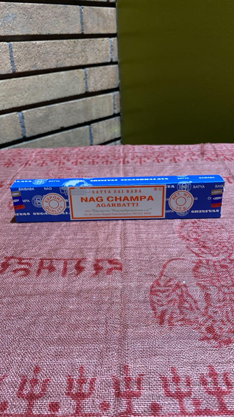 Satya Nag Champa Stick Incense - 15 Gram Pack