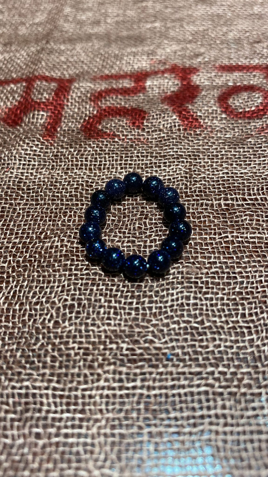 blue sunstone ring