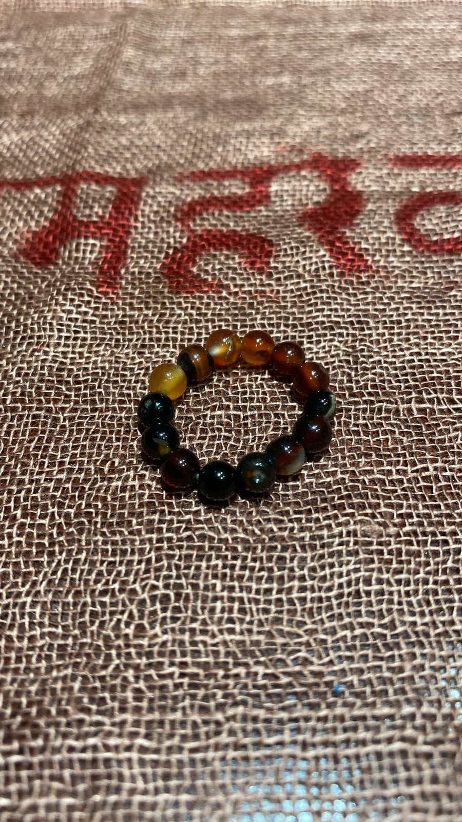 vintage fire agate ring