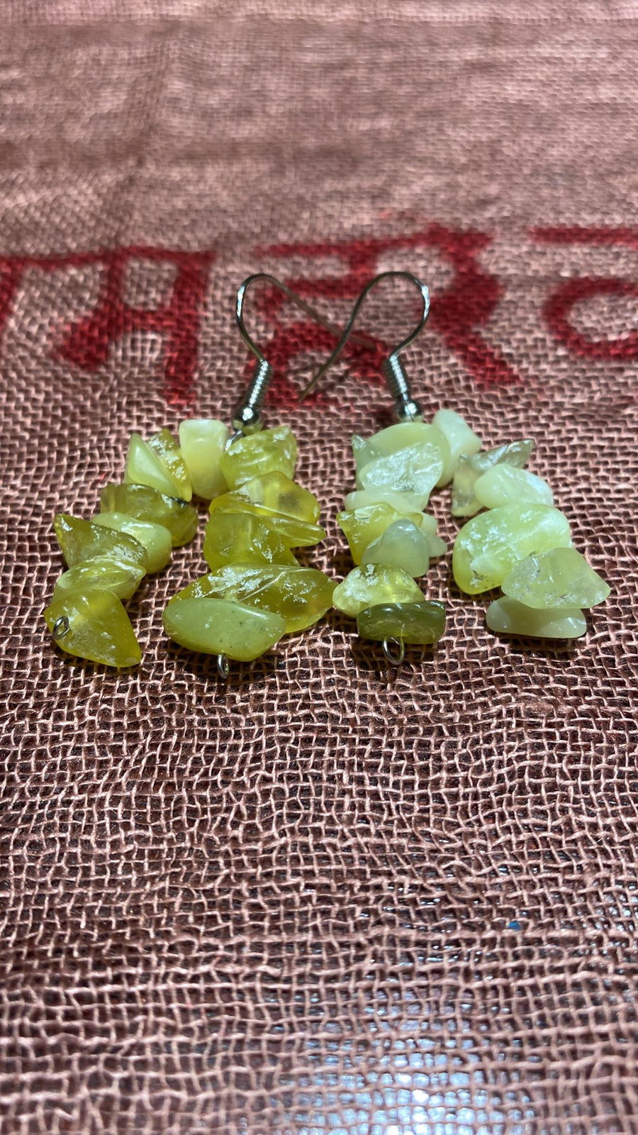 jade vintage earrings