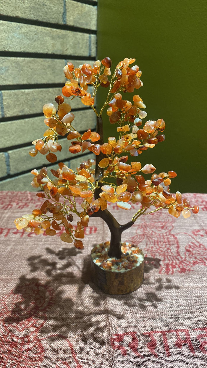 Carnelian Tree of Life Statue