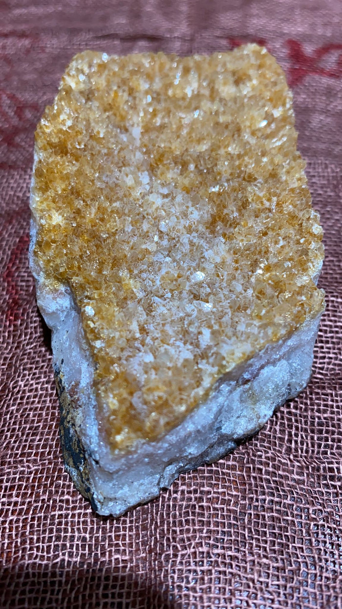 Citrine Lucky Charm Altar Stone
