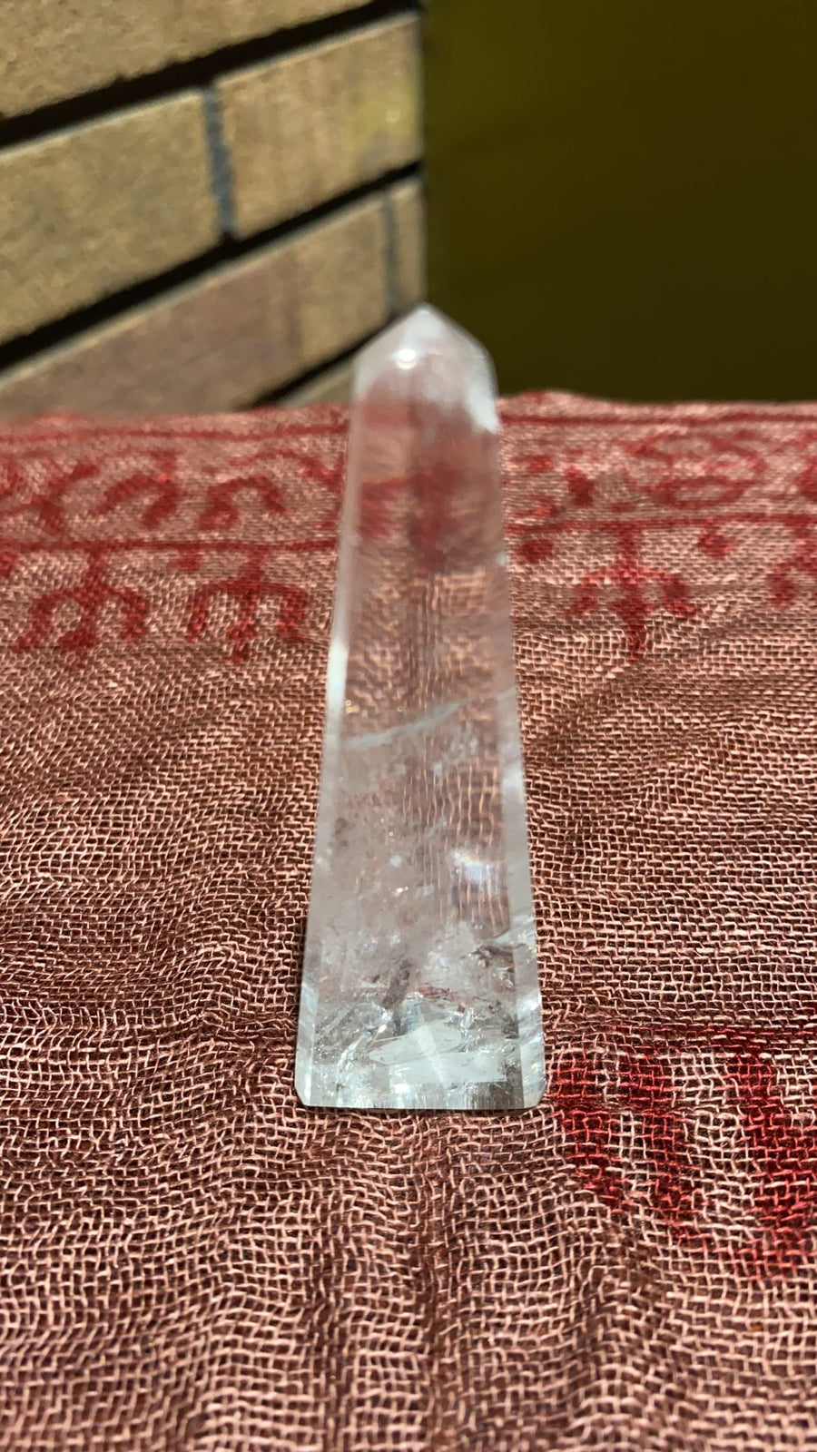 obelisk crystal quartz