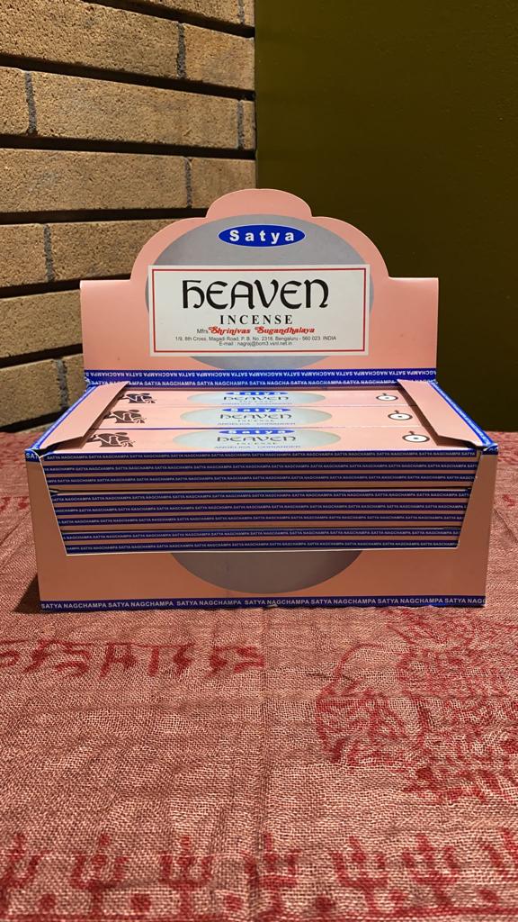 Satya Heaven Incense - 15 Gram Pack (12 Packs Per Box)