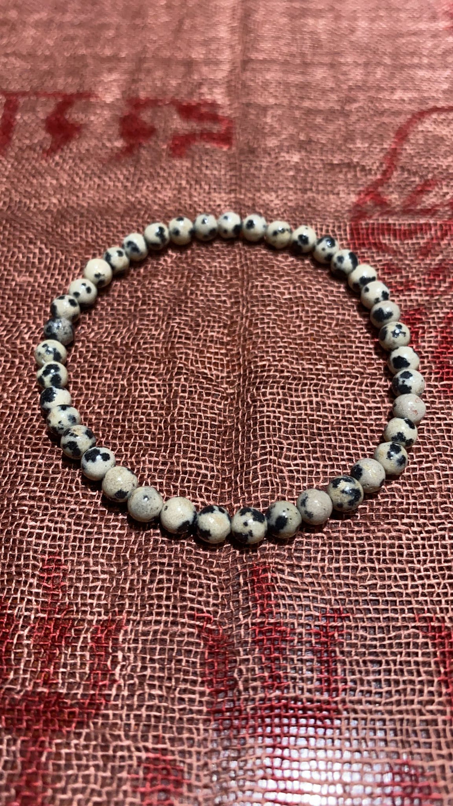 dalmation jasper bracelet