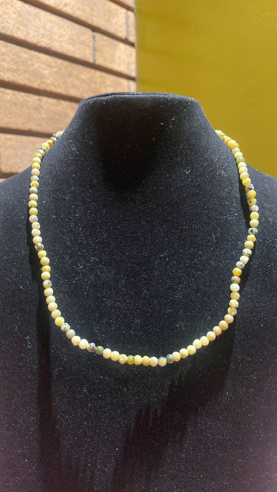 Yellow Turquoise Necklace