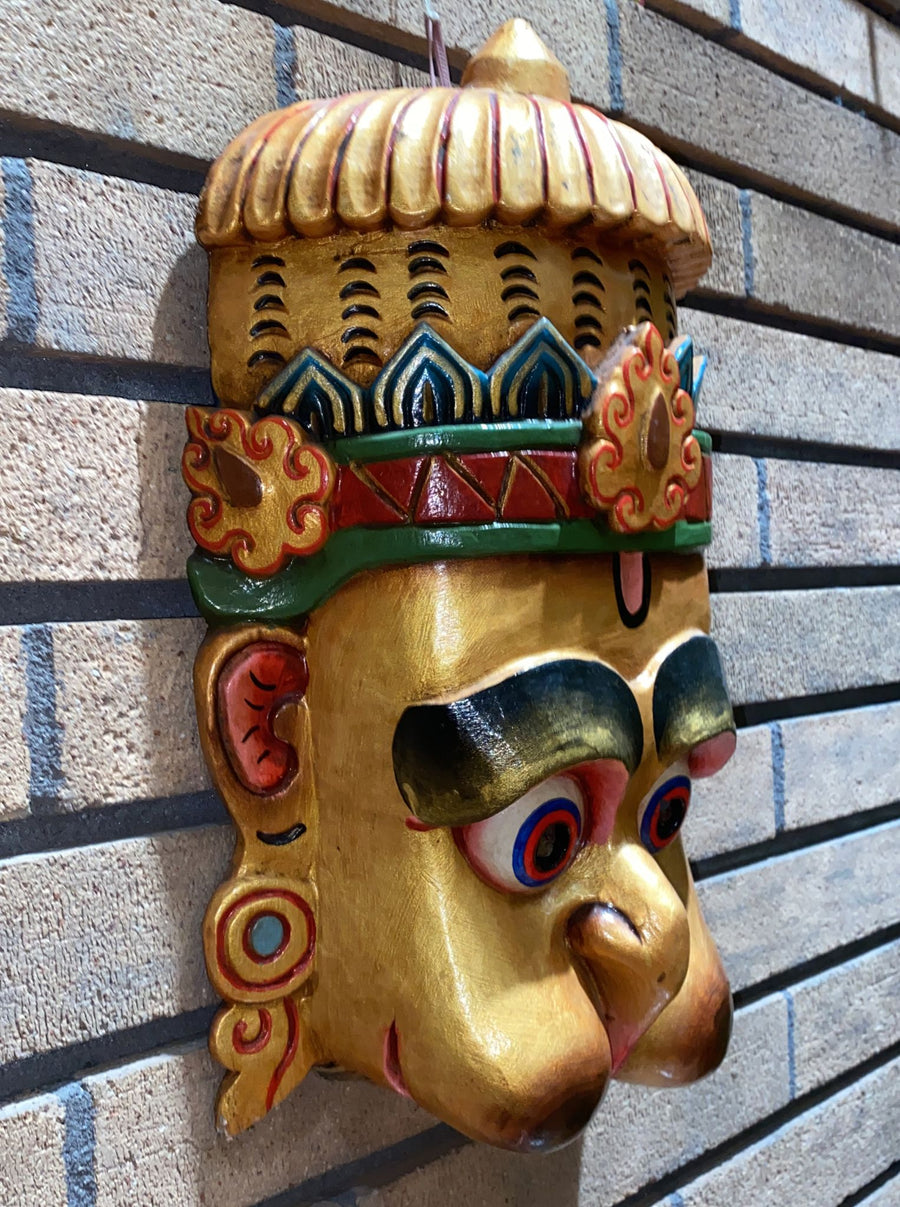 Hanuman Ritual Mask Mask of Hanuman Ji | Katmandu | Eugene, OR – Katmandu Trading Company