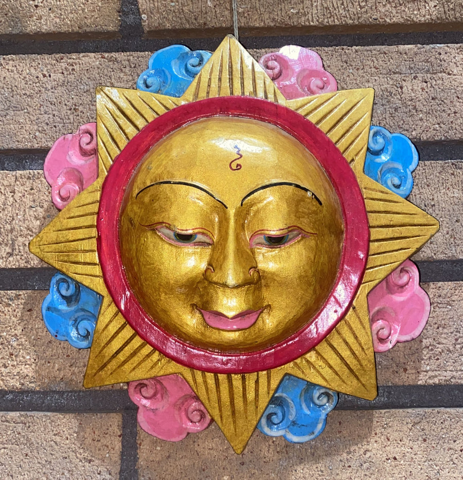 Wooden Sun Mask