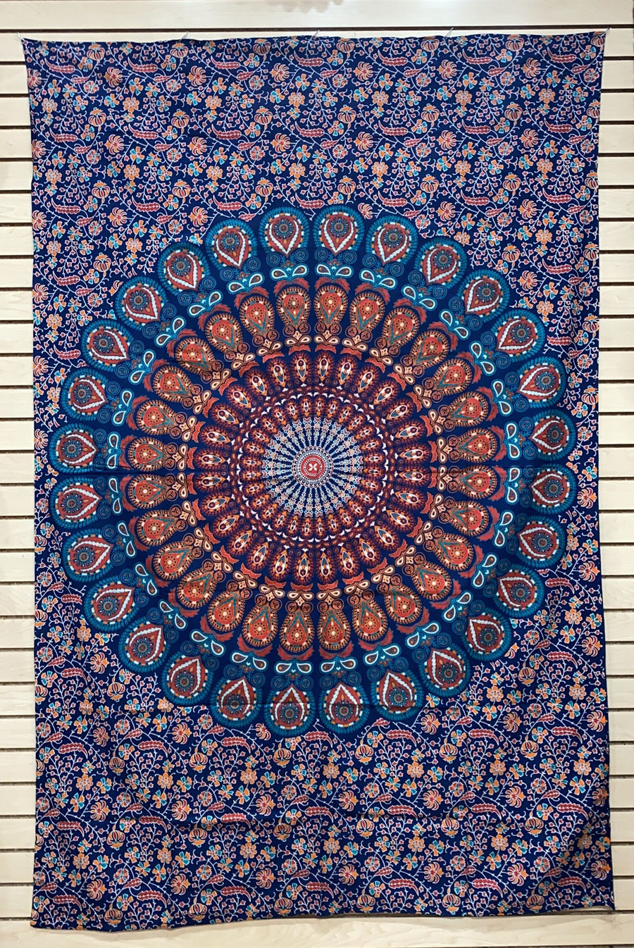 orange hippie tapestry