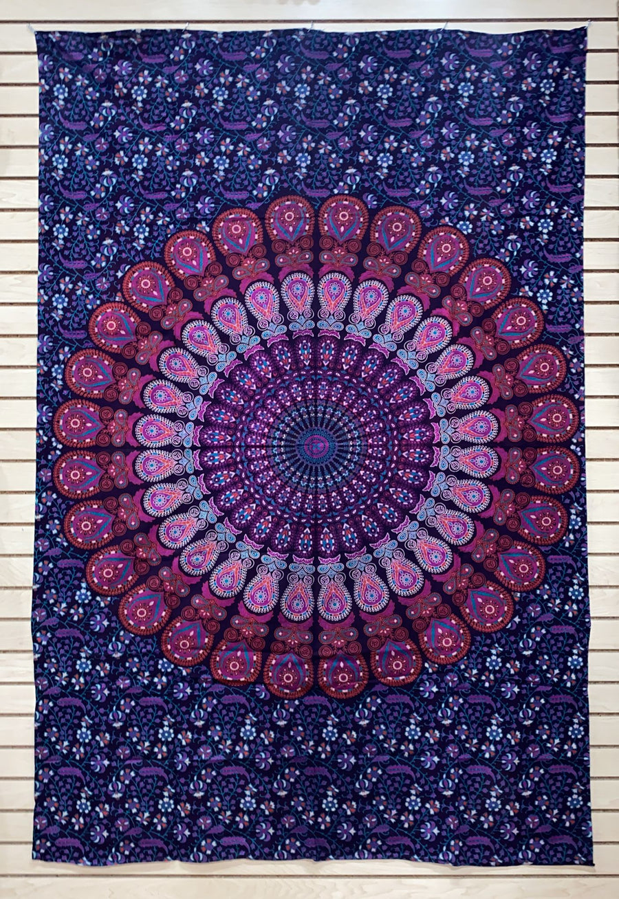 purple hippie tapestry