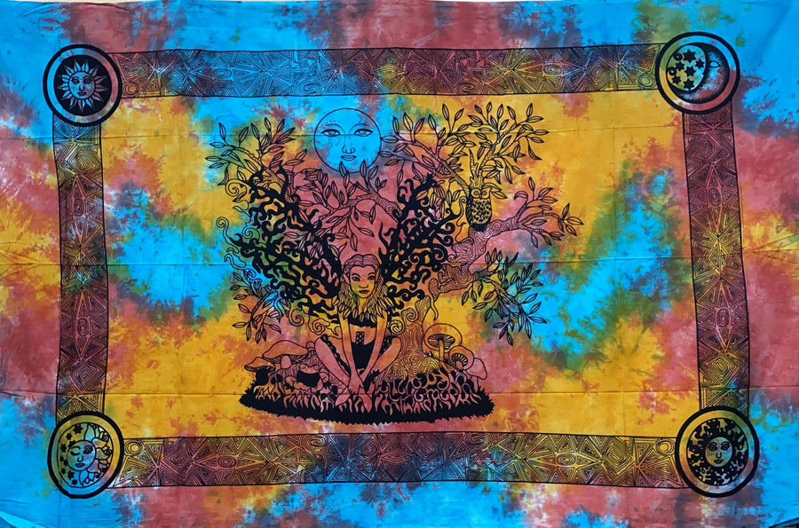 Fairy Mushroom Tapestry