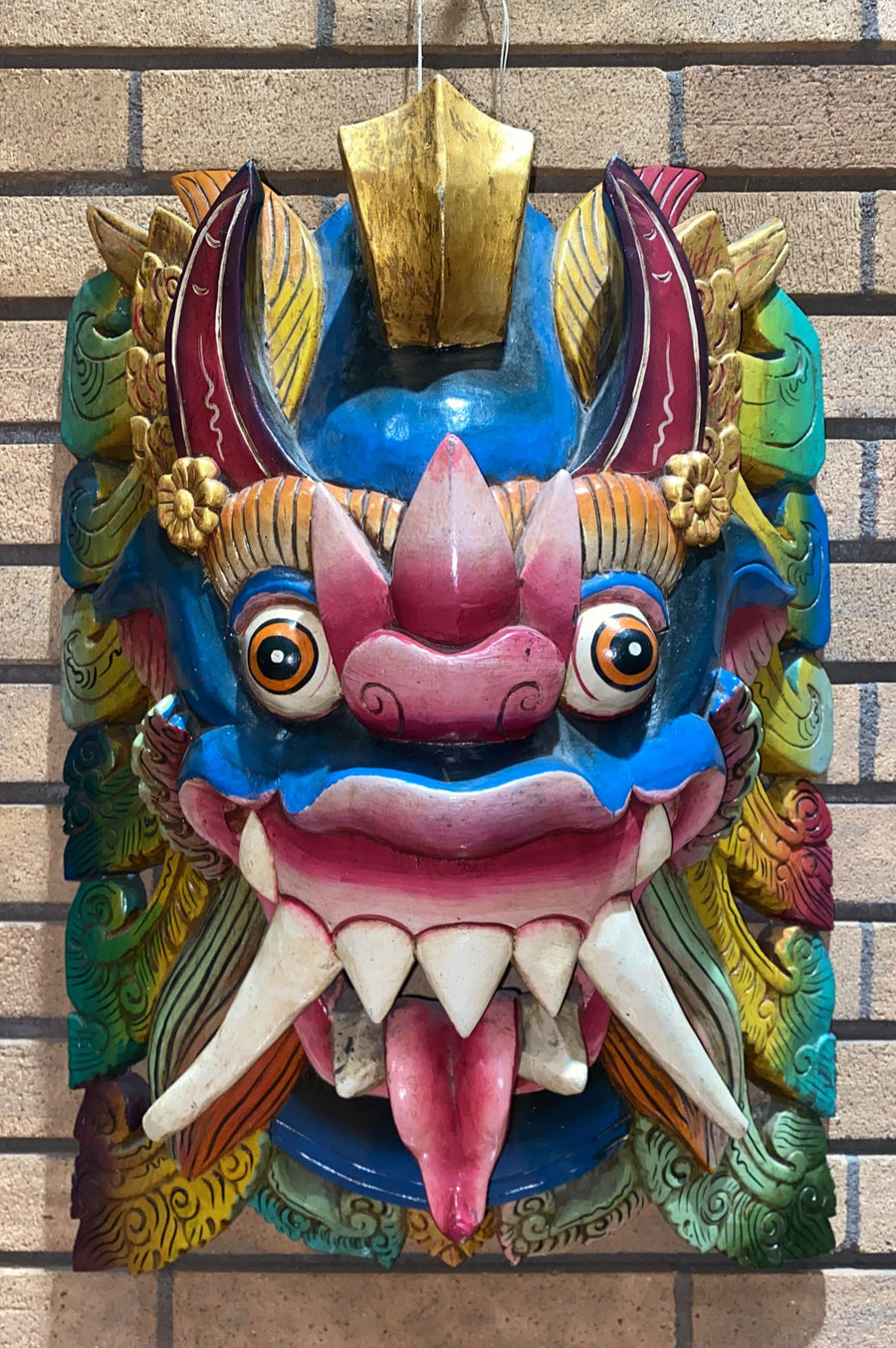 tibetan dragon mask