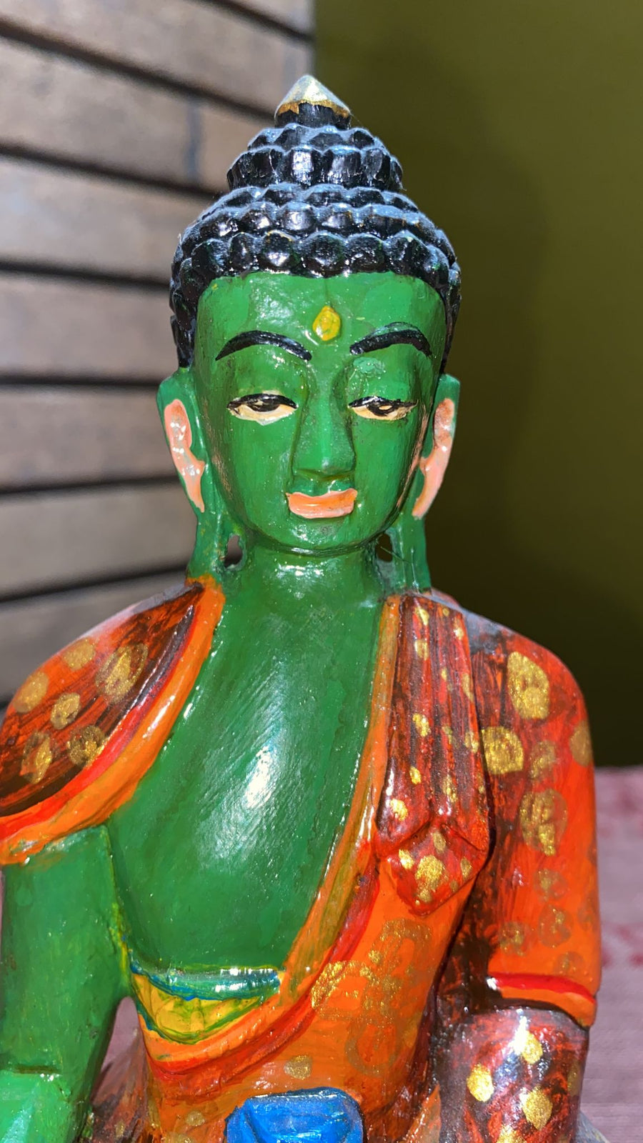 buy antique wooden buddha statue near me