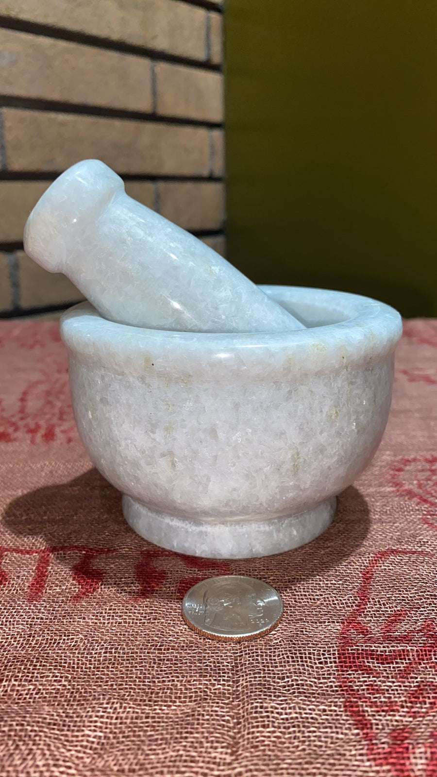 authentic mortar and pestle