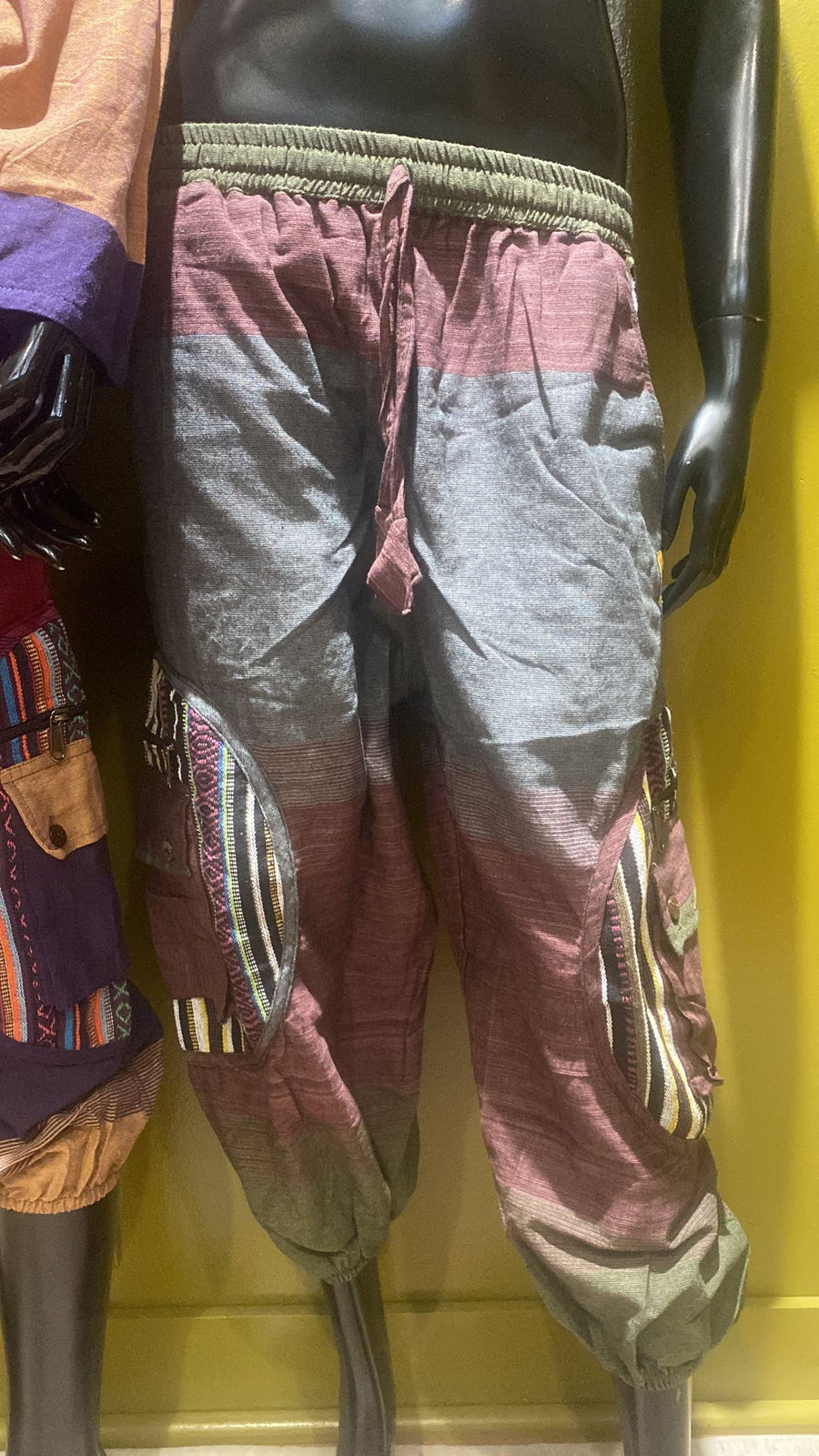 Cotton Capri Pants With Elastic Waist for sale