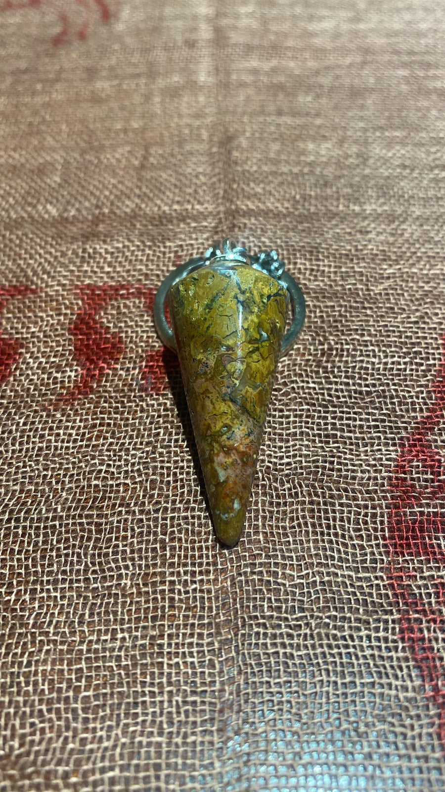 Rainbow Jasper Pendulum