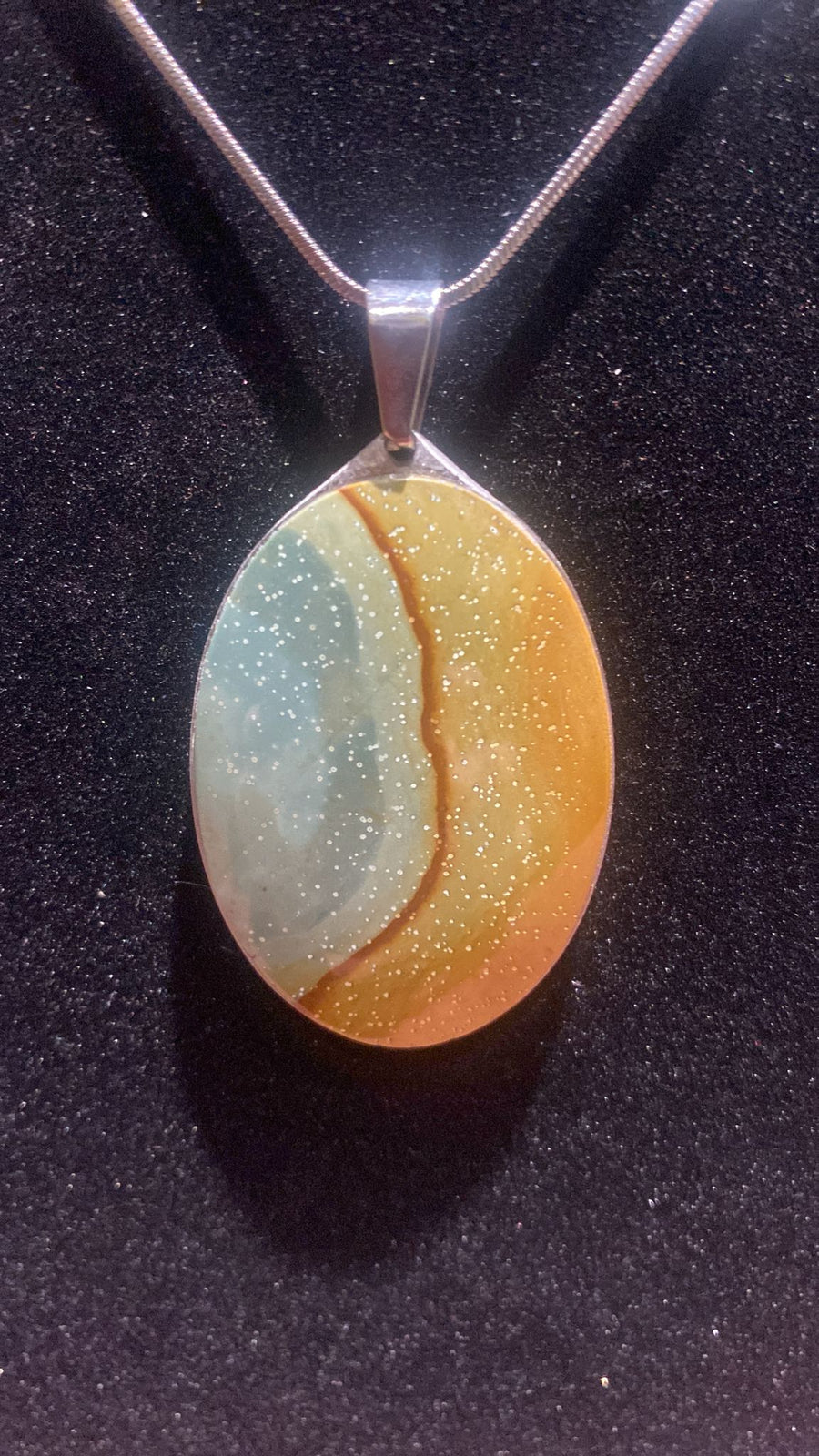 Polychromatic Jasper Pendant