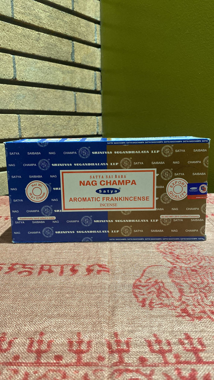 Satya Nag Champa & Aromatic Frankincense - 16 Gram Pack