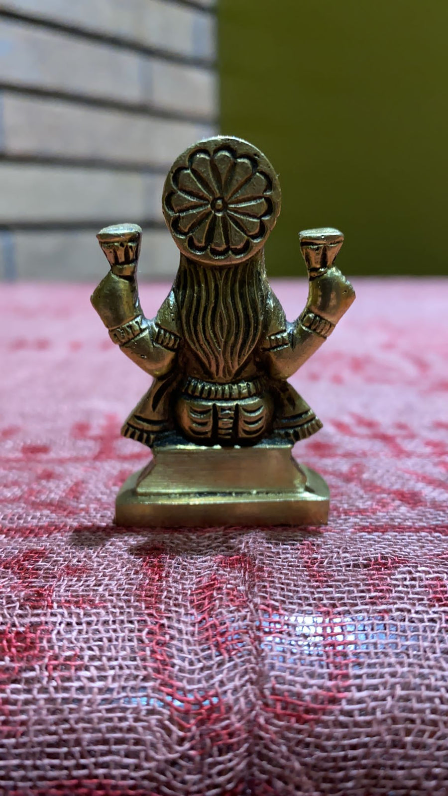Brass Laxmi Statue - Extra Small