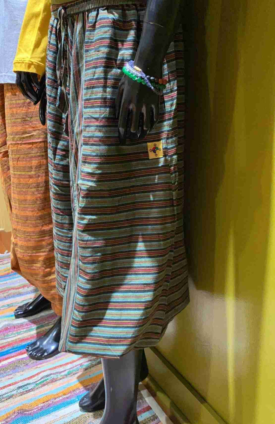 Cotton Harem Pants - Stripes