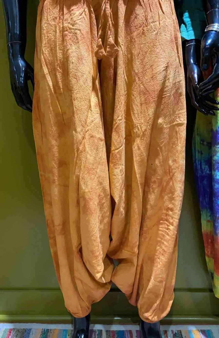 Cotton Harem Pants - Tie-Dye
