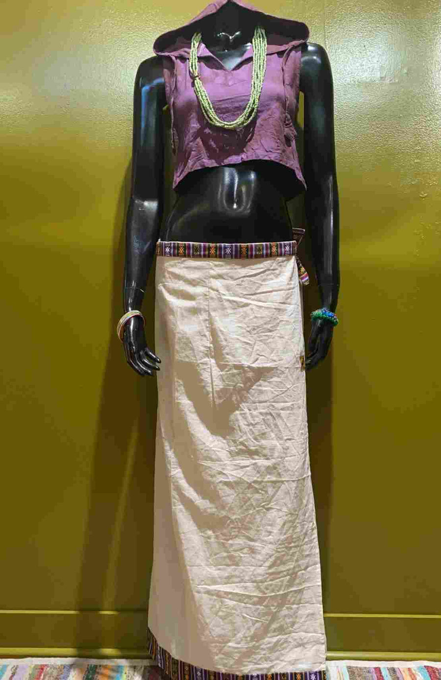 ethnic wrap around skirt