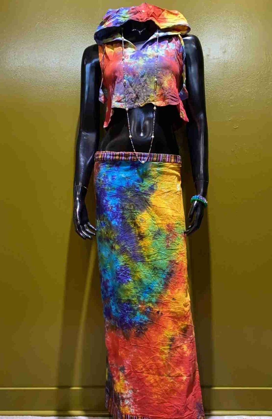colourful wrap skirt