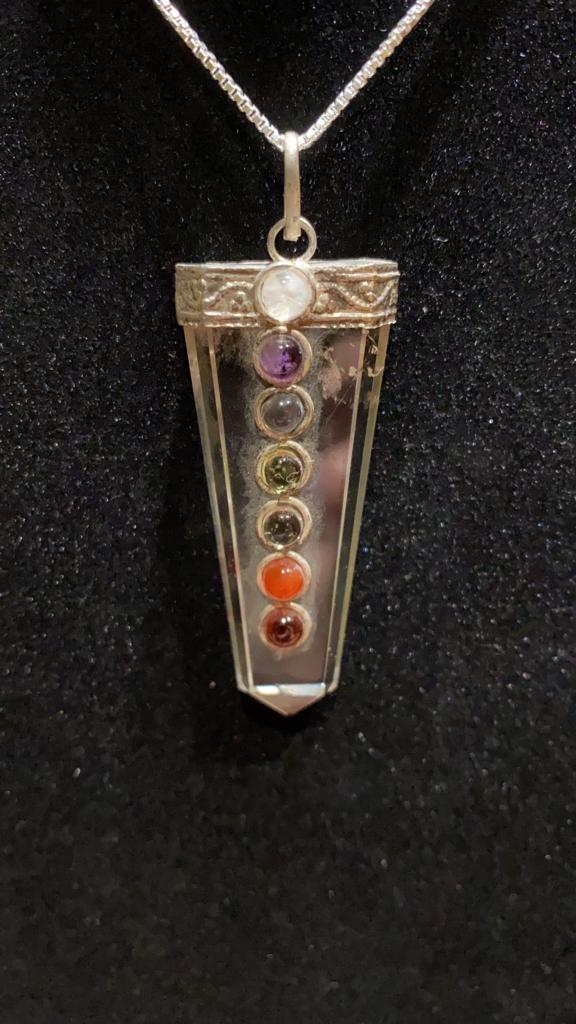 quartz crystal pendant