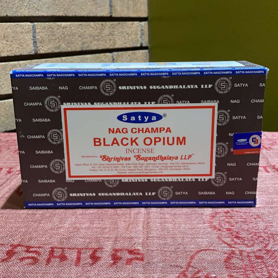 black opium incense