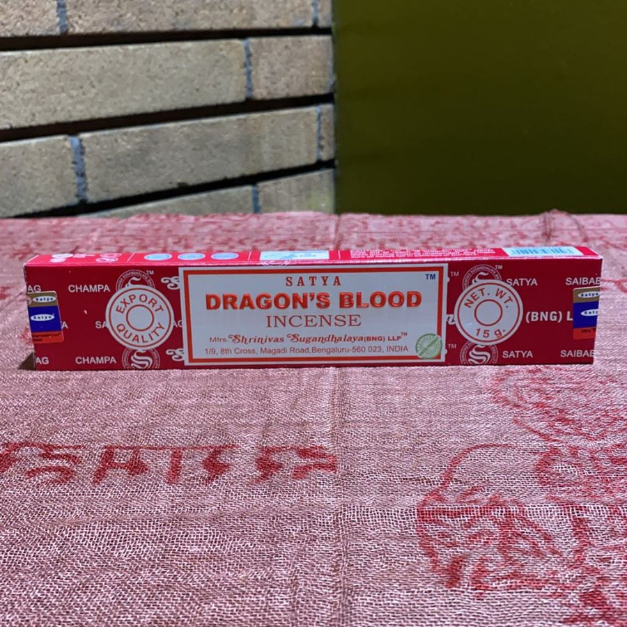 Satya Dragon's Blood Stick Incense - 15 Gram Pack