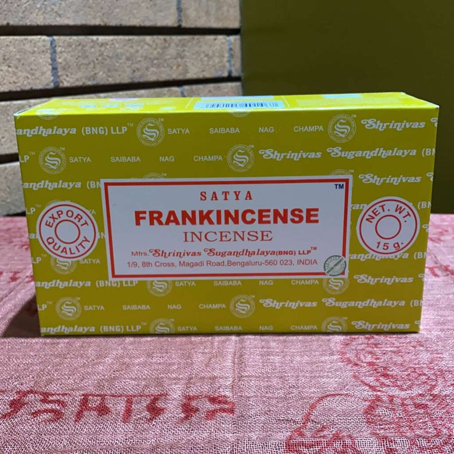 Satya Frankincense Stick Incense - 15 Gram Pack