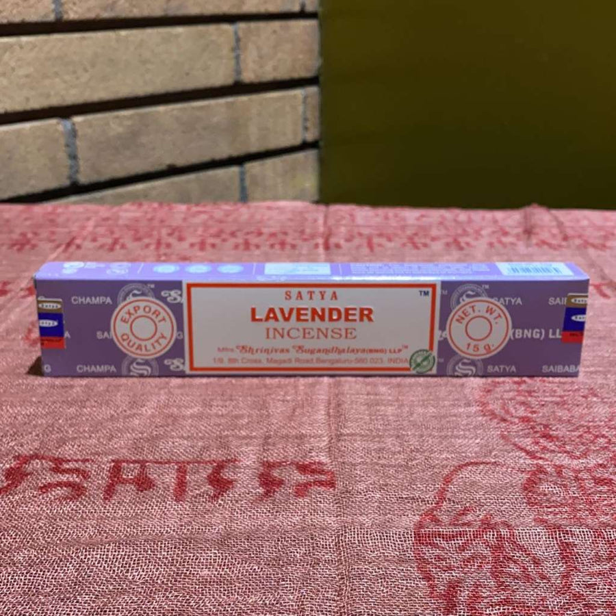Satya Lavender Stick Incense - 15 Gram Pack