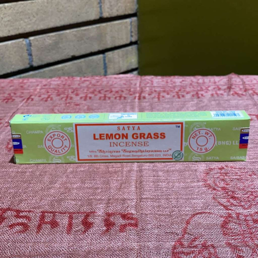 Satya Lemongrass Stick Incense - 15 Gram Pack