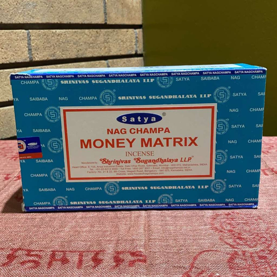 money matrix incense 