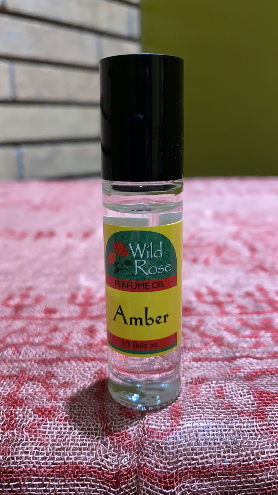amber white body oil