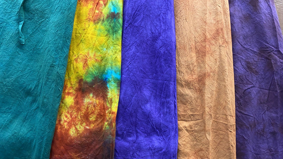Cotton Full-Length Pixie Dress - Tie Dye